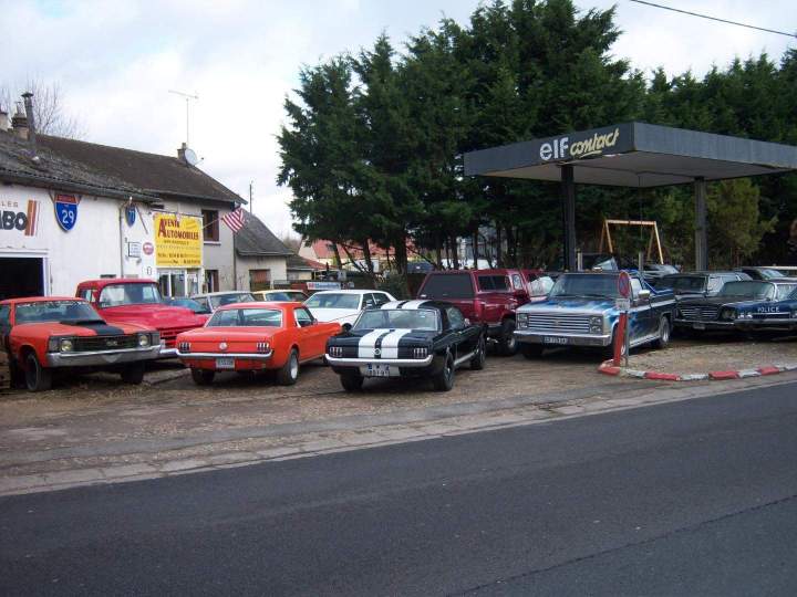Garage voiture américaine France